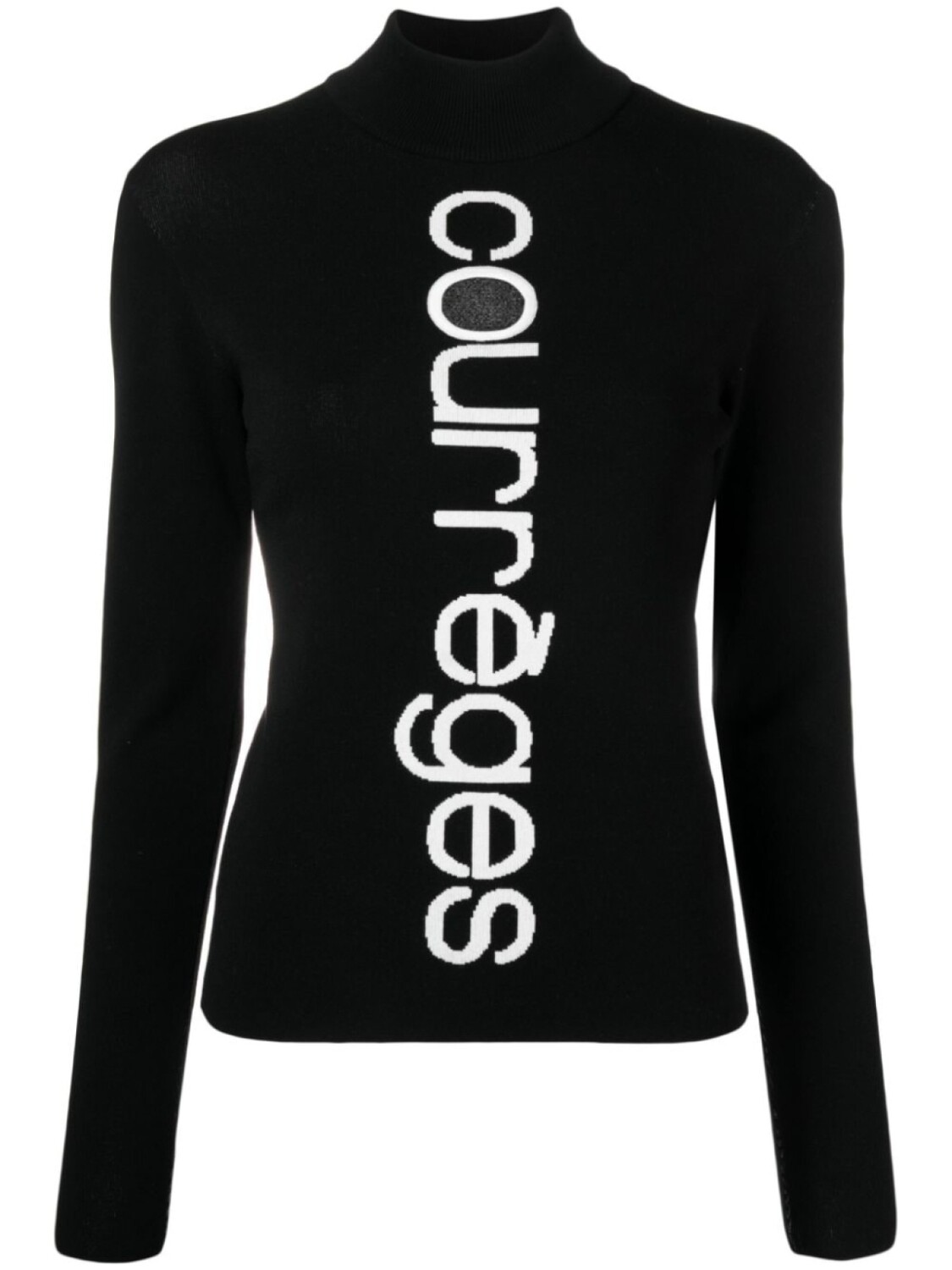 Courrèges logo-intarsia cut-out jumper, черный
Courrèges logo-intarsia cut-out jumper, черный