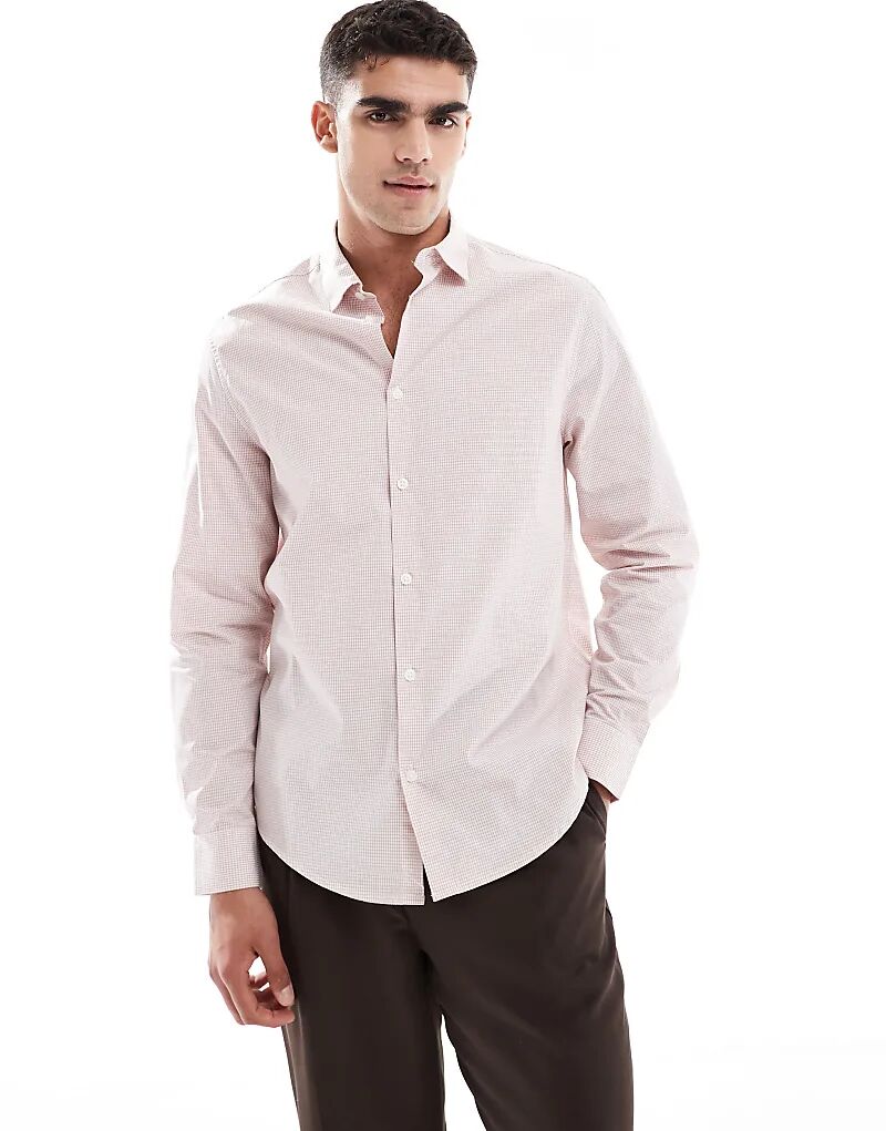 Классическая клетчатая рубашка ASOS DESIGN розового цвета
Классическая клетчатая рубашка ASOS DESIGN розового цвета