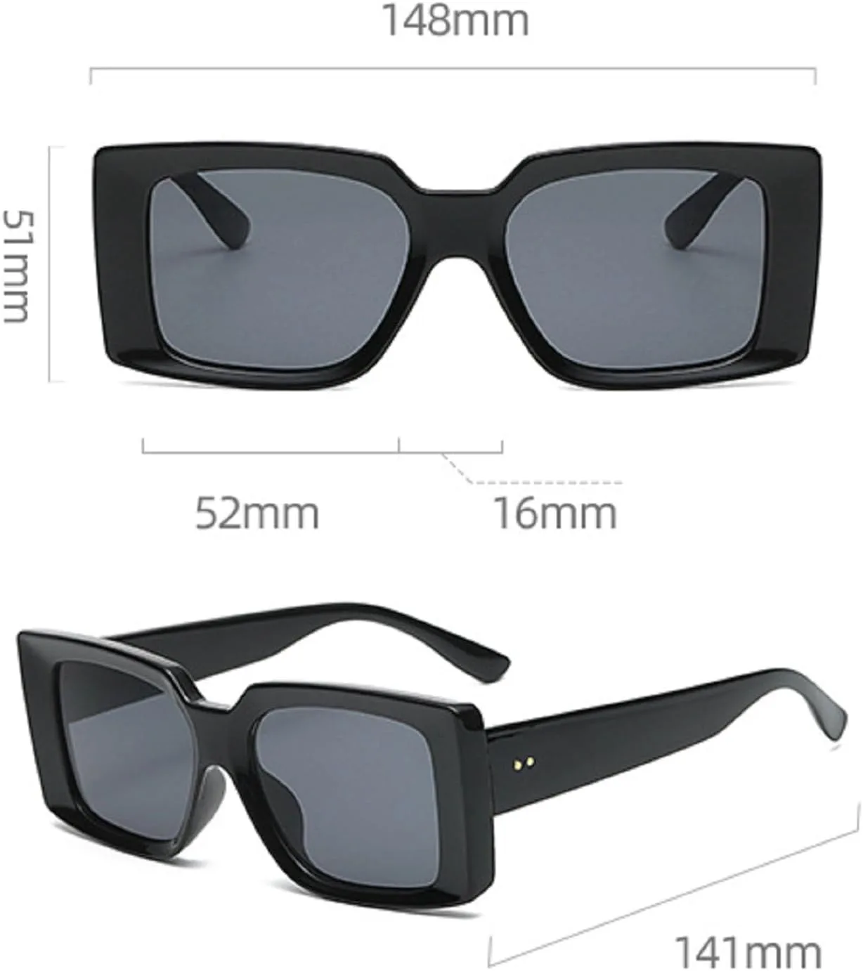 Ретро квадратные солнцезащитные очки желейного цвета для женщин, модные мужские солнцезащитные очки в стиле панк, защита от ультрафиолета UV400 2104 Melrose, Black
Ретро квадратные солнцезащитные очки желейного цвета для женщин, модные мужские солнцезащитные очки в стиле панк, защита от ультрафиолета UV400 2104 Melrose, Black