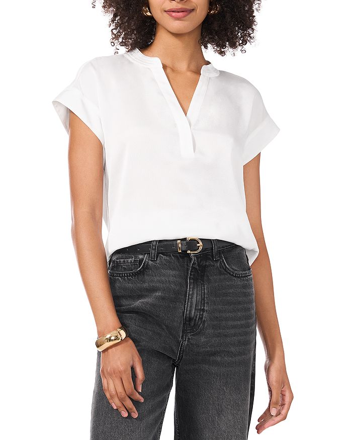 Блузка с V-образным вырезом Split VINCE CAMUTO, белый
Блузка с V-образным вырезом Split VINCE CAMUTO, белый