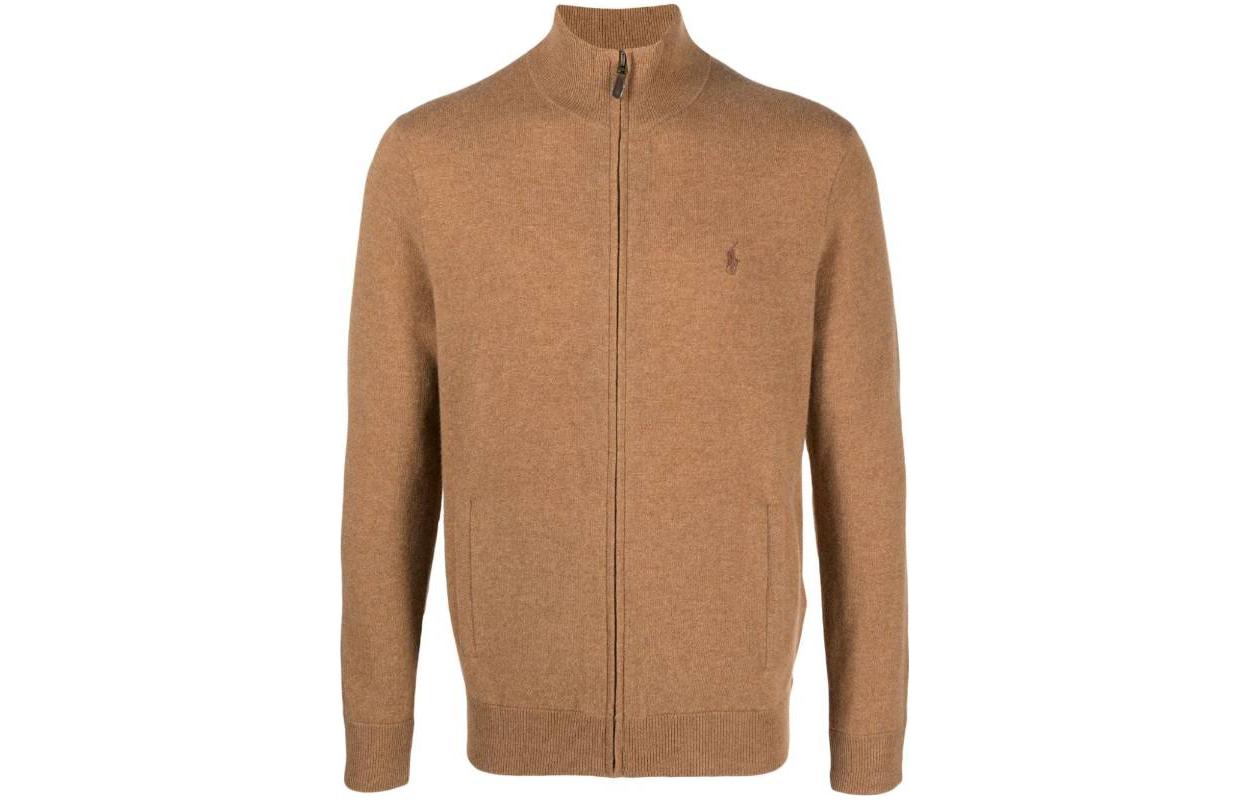 Polo Ralph Lauren Вышитая логотипом шерстяная бомбер, Brown
Polo Ralph Lauren Вышитая логотипом шерстяная бомбер, Brown