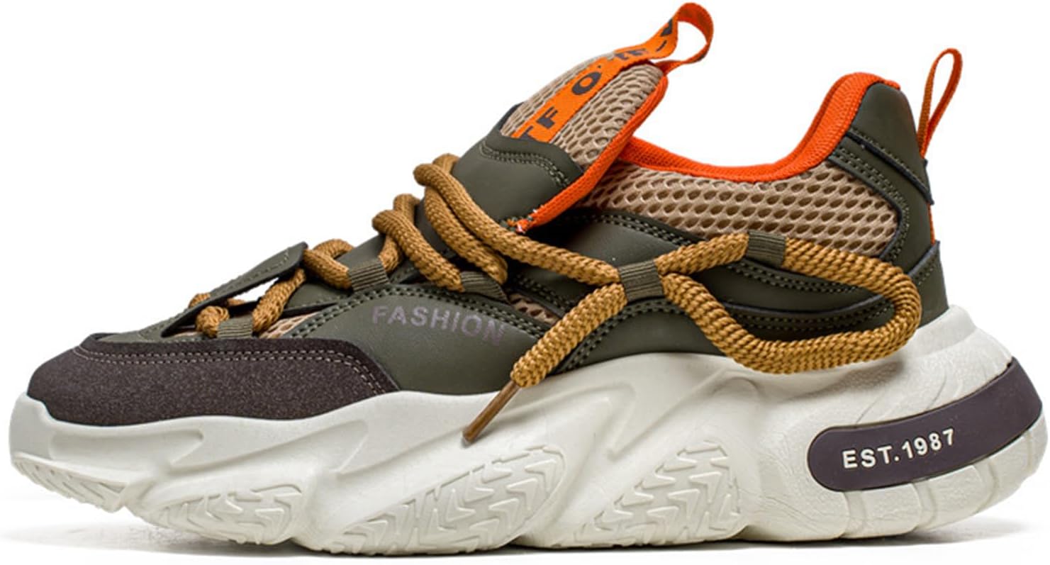 Мужские беговые кроссовки GSIGUL для дороги, тенниса и ходьбы с амортизацией, спортивные кроссовки и повседневная обувь для мужчин, зеленый/хаки
Мужские беговые кроссовки GSIGUL для дороги, тенниса и ходьбы с амортизацией, спортивные кроссовки и повседневная обувь для мужчин, зеленый/хаки