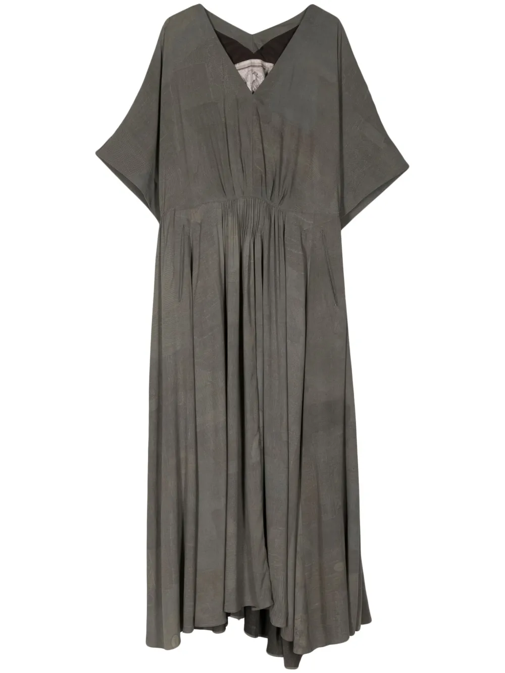 Шелковое платье макси с драпировкой Ziggy Chen, серый
Шелковое платье макси с драпировкой Ziggy Chen, серый