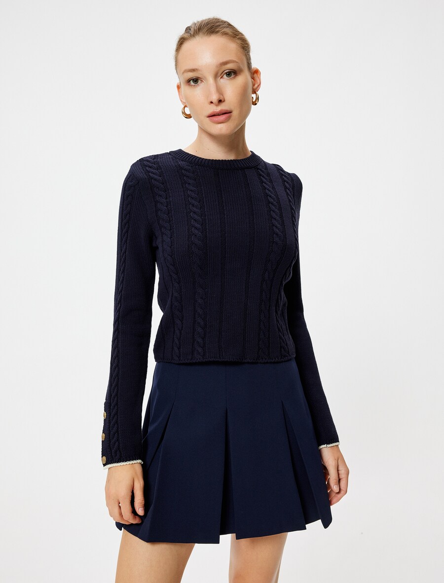 Свитер Koton, темно-синий
Свитер Koton, темно-синий