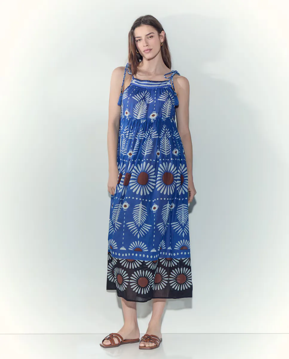 Этническое пляжное платье Tintoretto, синий
Этническое пляжное платье Tintoretto, синий