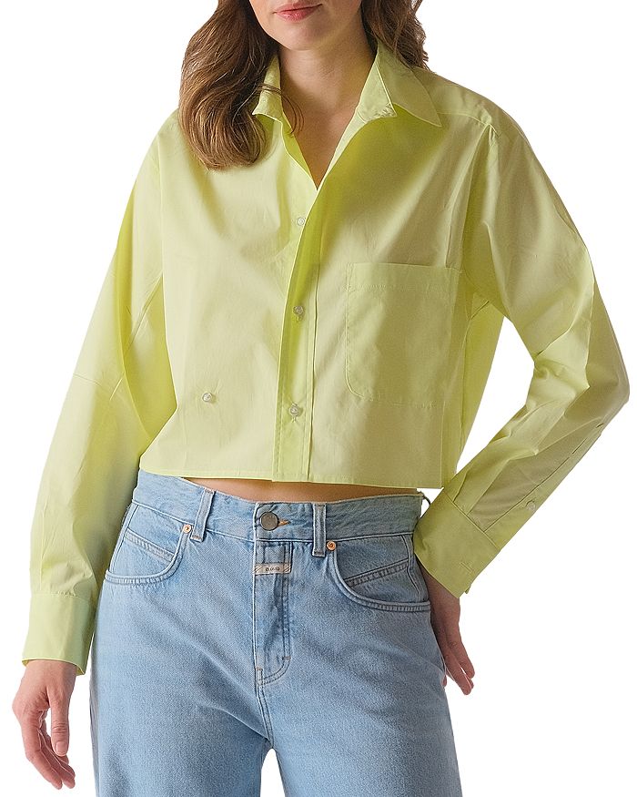 Короткая рубашка из поплина CISSA, желтый
Короткая рубашка из поплина CISSA, желтый