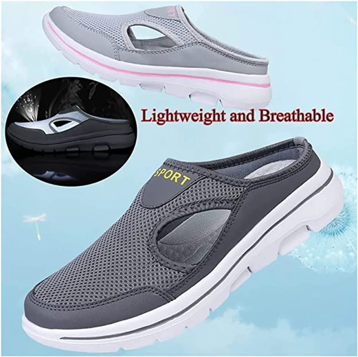 Мужские удобные дышащие спортивные сандалии PURRL, низкие сетчатые лоферы с вырезами, нескользящие толстые пляжные сандалии для пар, уличные повседневные ортопедические кроссовки, обувь для прогулок без шнурков, белый
Мужские удобные дышащие спортивные сандалии PURRL, низкие сетчатые лоферы с вырезами, нескользящие толстые пляжные сандалии для пар, уличные повседневные ортопедические кроссовки, обувь для прогулок без шнурков, белый