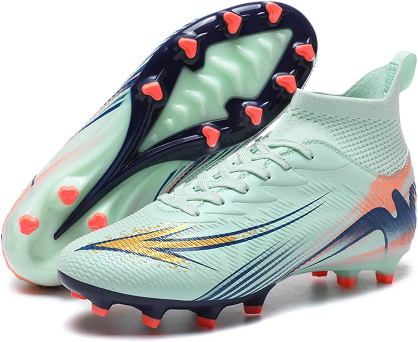 Мужские футбольные бутсы с высоким верхом FG, длинные шипы, взрослые футбольные кроссовки, легкие профессиональные для спортивных тренировок Up Run, Green Ag
Мужские футбольные бутсы с высоким верхом FG, длинные шипы, взрослые футбольные кроссовки, легкие профессиональные для спортивных тренировок Up Run, Green Ag