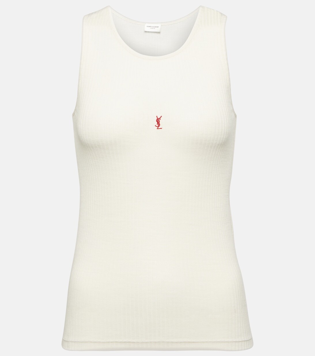 Трикотажная майка из шерсти SAINT LAURENT, бежевый
Трикотажная майка из шерсти SAINT LAURENT, бежевый