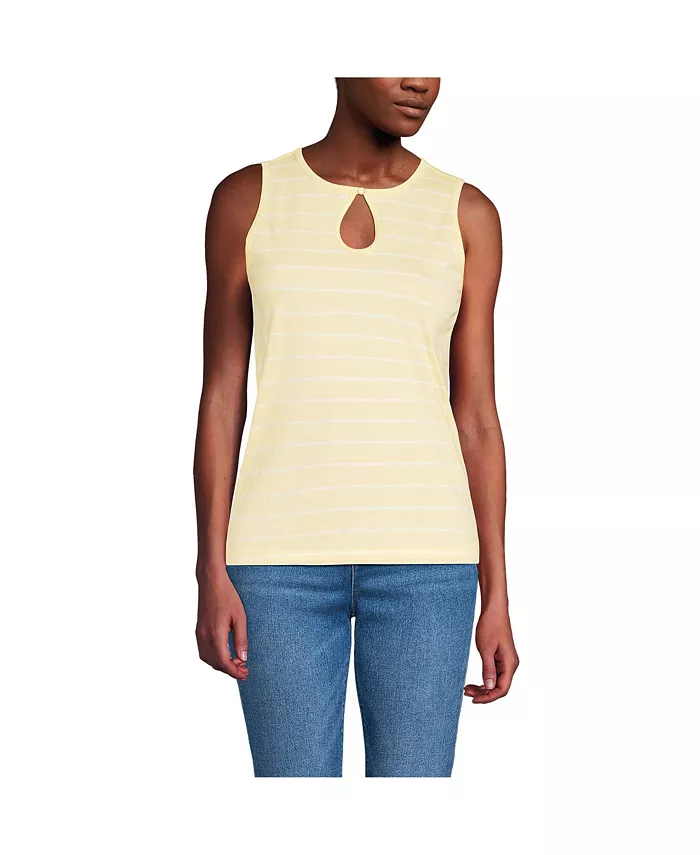 Женская майка Supima Keyhole с высоким вырезом Lands' End, желтый
Женская майка Supima Keyhole с высоким вырезом Lands' End, желтый