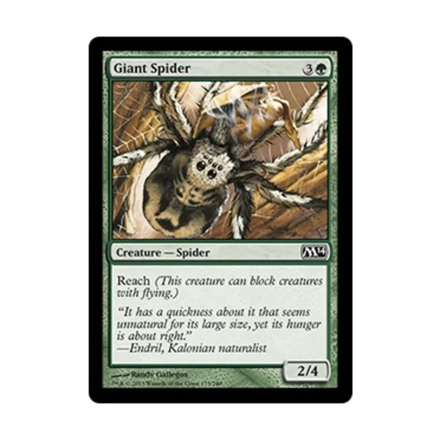 CCG Гигантский паук (С), MTG - Magic 2014
CCG Гигантский паук (С), MTG - Magic 2014