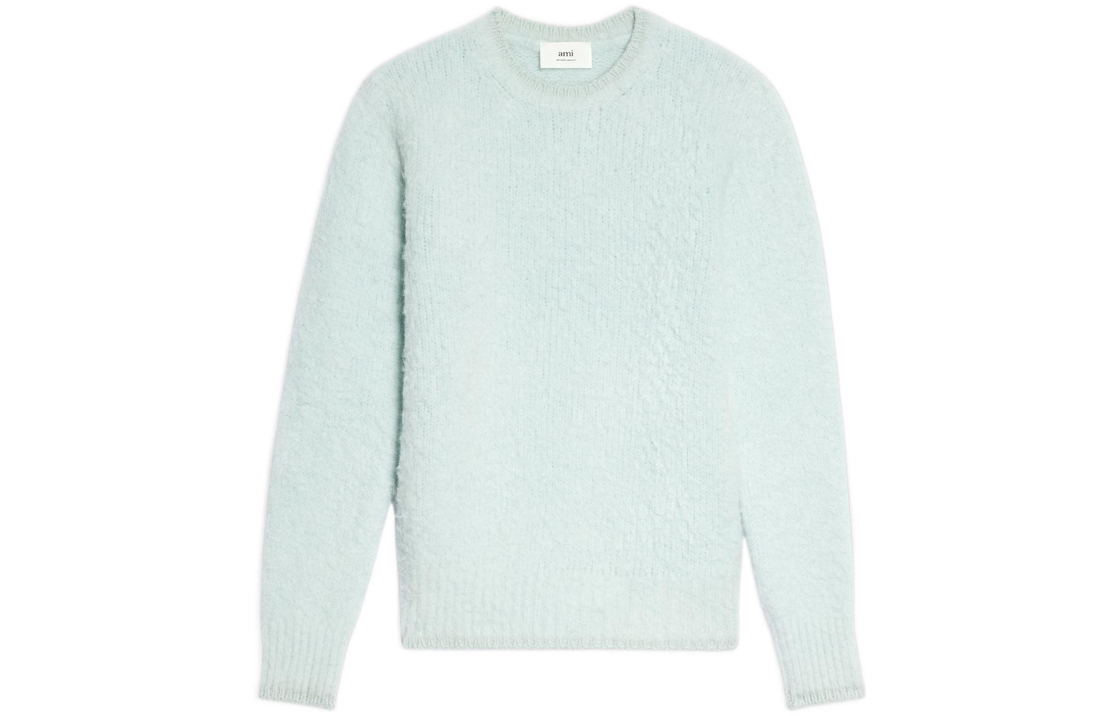 Ами Браш Крюнек Свитер AMIPARIS, Зеленый 
Ами Браш Крюнек Свитер AMIPARIS, Зеленый