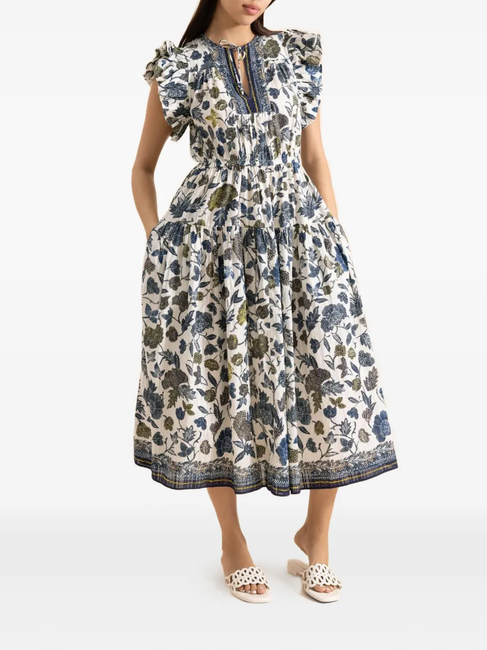 Миди-платье Kairi с волаными рукавами Ulla Johnson, белый
Миди-платье Kairi с волаными рукавами Ulla Johnson, белый