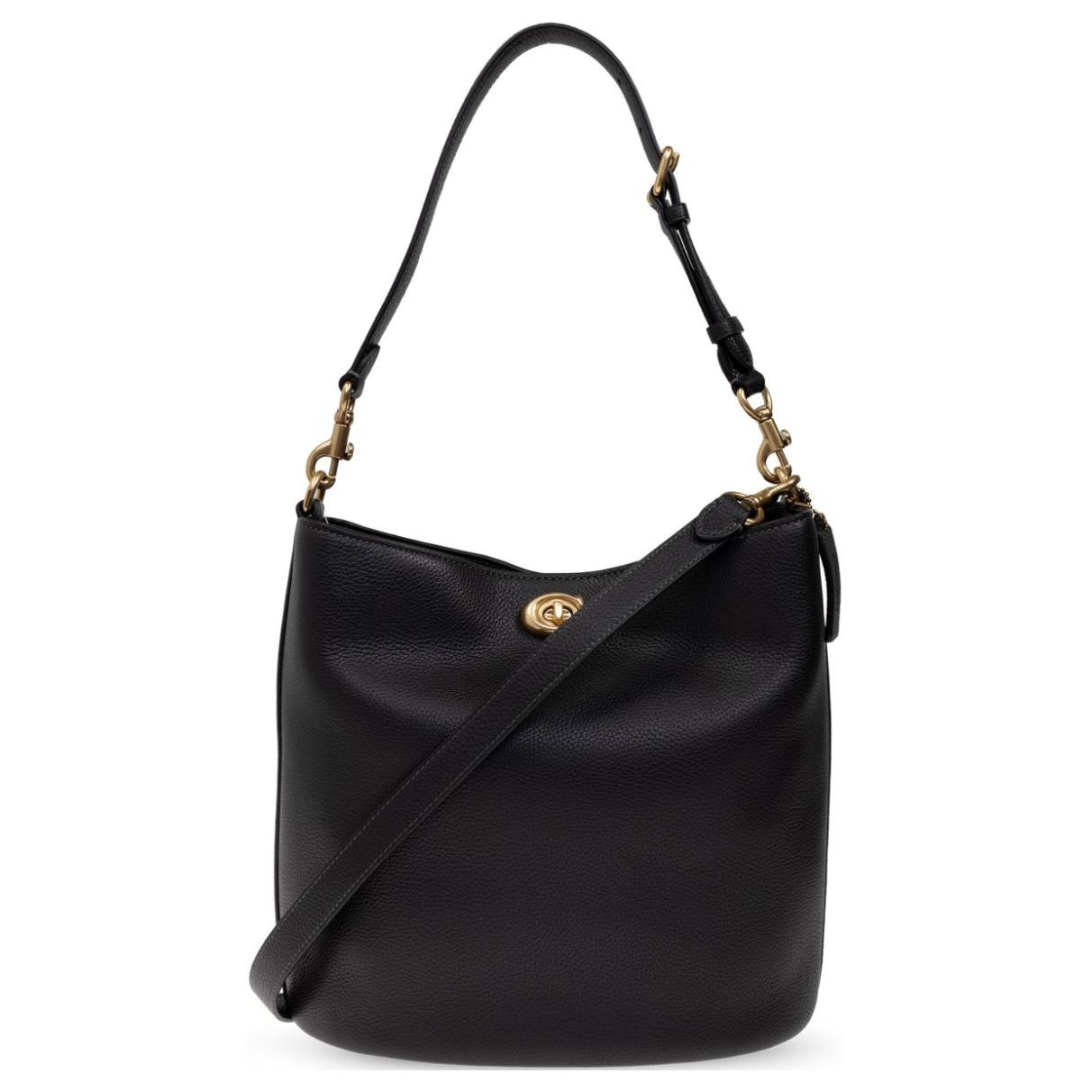 COACH Кожаная сумка ведро среднего размера на плечо для женщин черная
COACH Кожаная сумка ведро среднего размера на плечо для женщин черная