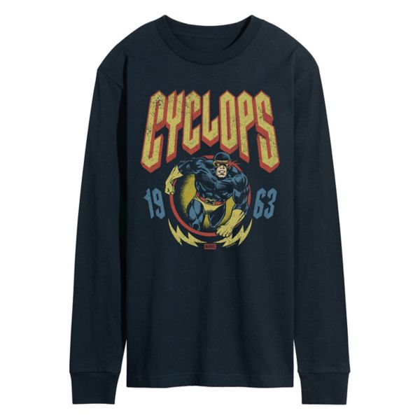 Мужская футболка с длинным рукавом и принтом в стиле винтажной металлической группы «Люди Икс: Циклоп» Marvel, синий
Мужская футболка с длинным рукавом и принтом в стиле винтажной металлической группы «Люди Икс: Циклоп» Marvel, синий