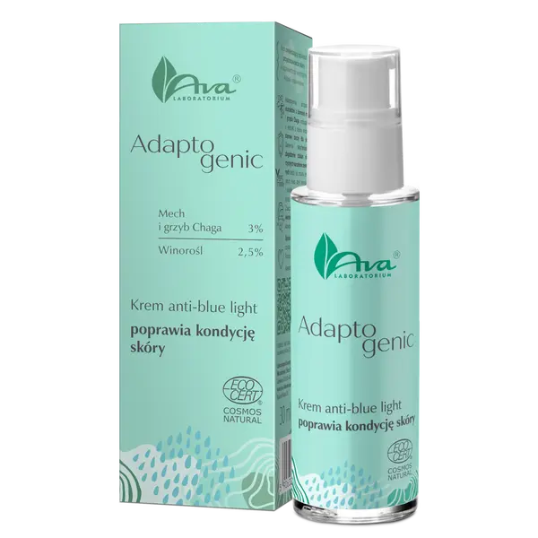 Крем для лица защитный от синего света, 30 мл Ava Adaptogenic
Крем для лица защитный от синего света, 30 мл Ava Adaptogenic