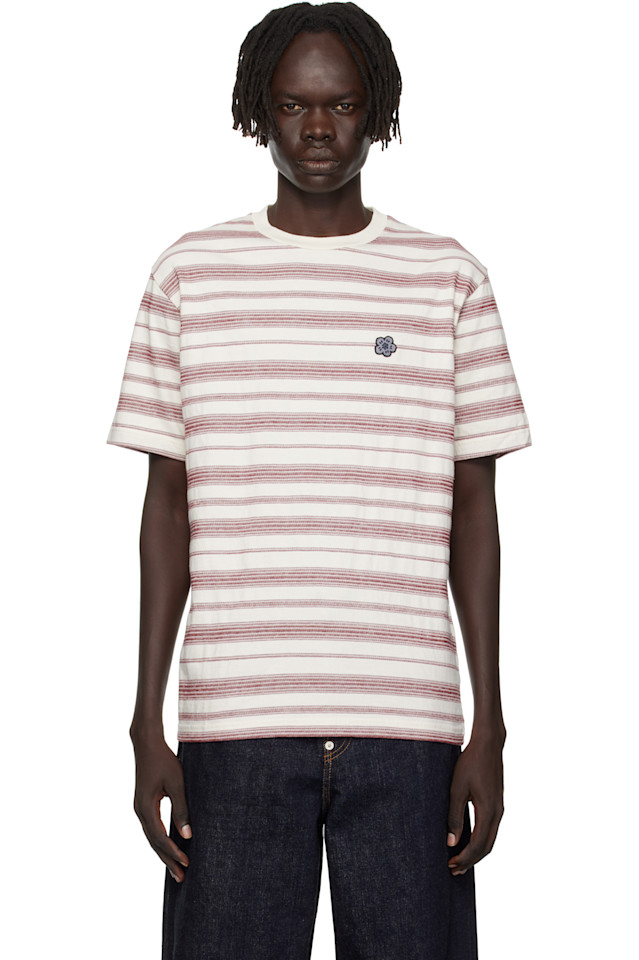 Kenzo Футболка Off-White Kenzo Paris 'boke flower' в полоску с вышивкой
Kenzo Футболка Off-White Kenzo Paris 'boke flower' в полоску с вышивкой