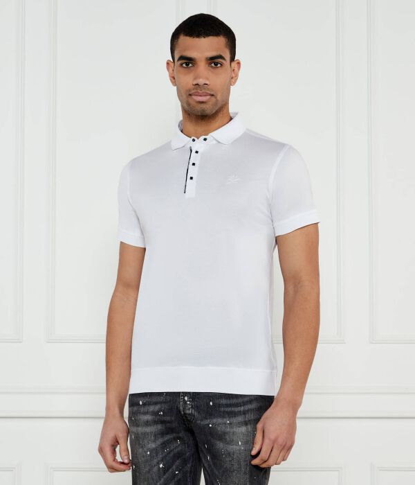 Рубашка поло Regular fit Karl Lagerfeld, белый 
Рубашка поло Regular fit Karl Lagerfeld, белый