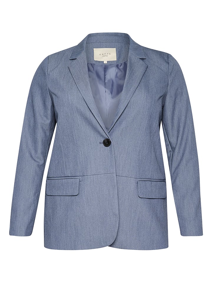 Блейзер KAFFE curve, синий 
Блейзер KAFFE curve, синий