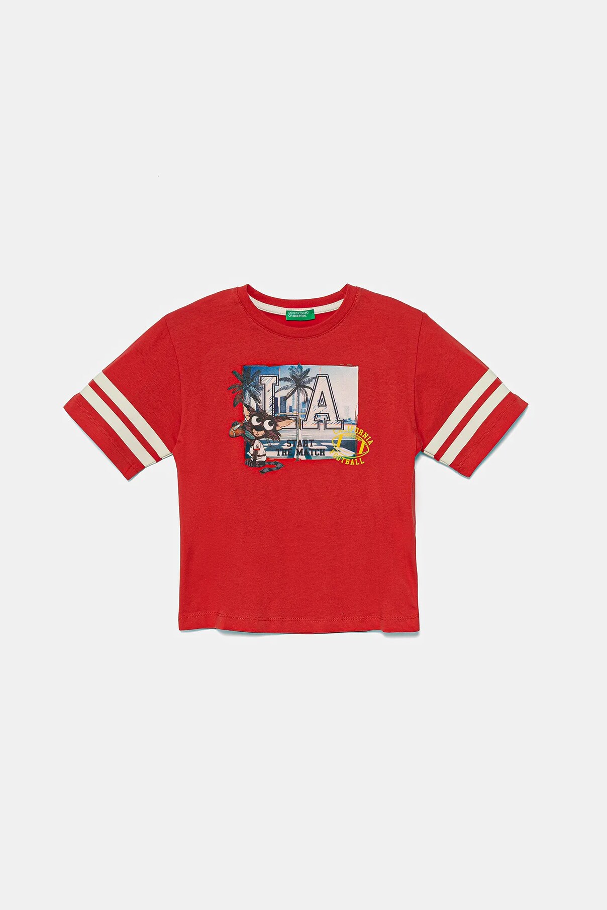 Футболка из хлопка для детей United Colors Of Benetton, красный
Футболка из хлопка для детей United Colors Of Benetton, красный