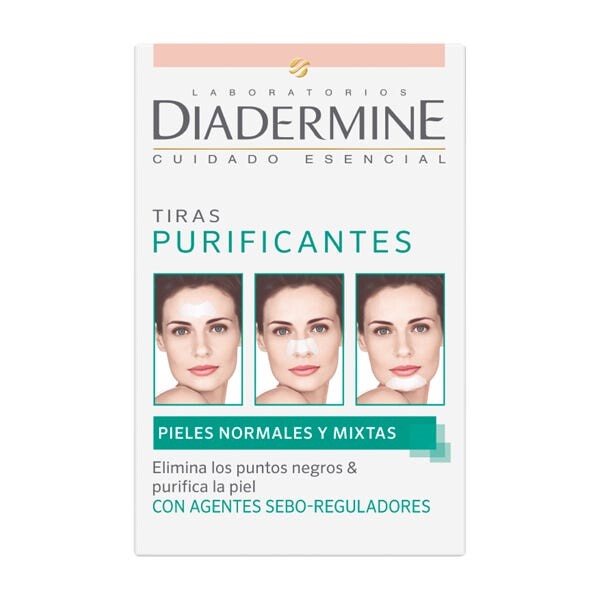 Очищающие полоски с себорегулирующими агентами 6 шт Diadermine
Очищающие полоски с себорегулирующими агентами 6 шт Diadermine