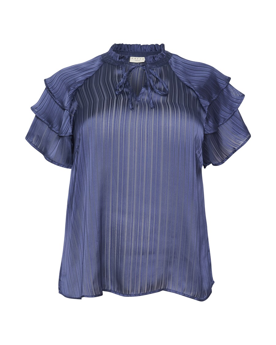 Блузка с коротким рукавом KAFFE CURVE Blouse Jola, индиго
Блузка с коротким рукавом KAFFE CURVE Blouse Jola, индиго