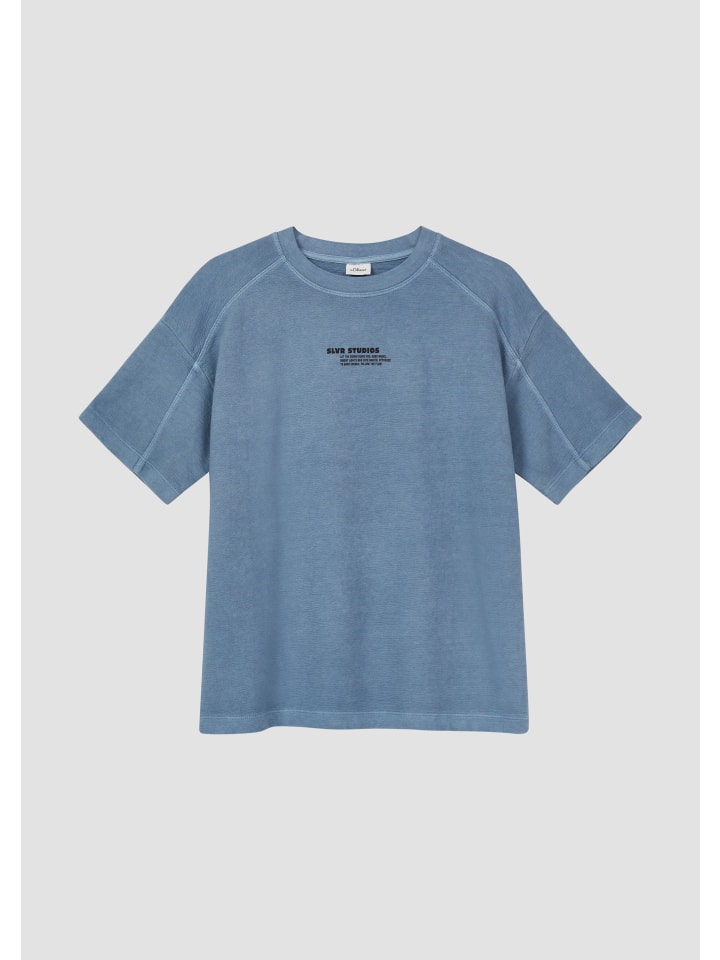 Футболка s.Oliver, синий 
Футболка s.Oliver, синий