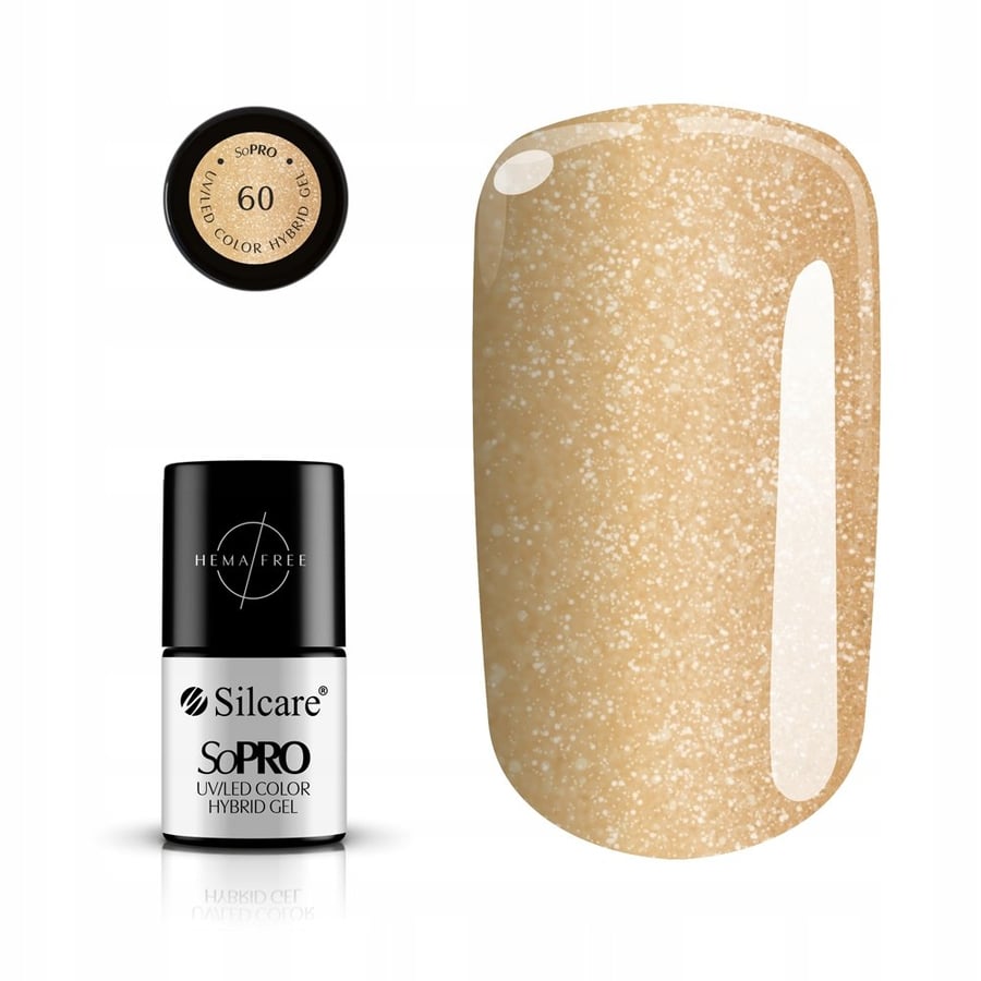 Гибридный лак для ногтей Silcare SoPRO 60 7 г
Гибридный лак для ногтей Silcare SoPRO 60 7 г