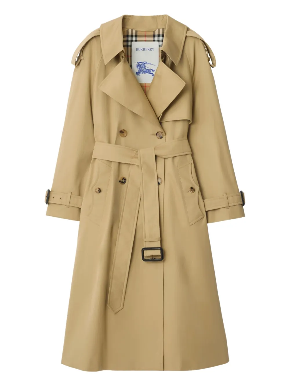 Двубортный тренч Fitzrovia с поясом Burberry, бежевый
Двубортный тренч Fitzrovia с поясом Burberry, бежевый