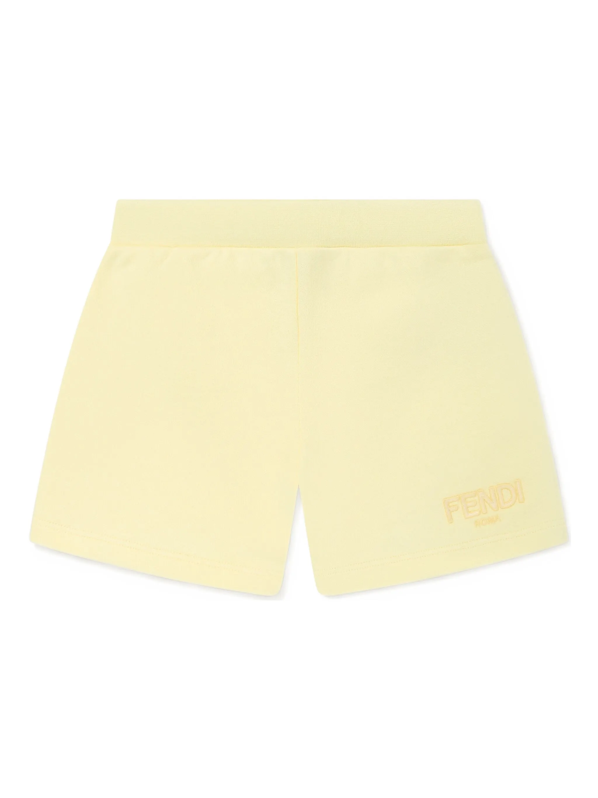 Шорты с вышитым логотипом Fendi Kids, желтый
Шорты с вышитым логотипом Fendi Kids, желтый