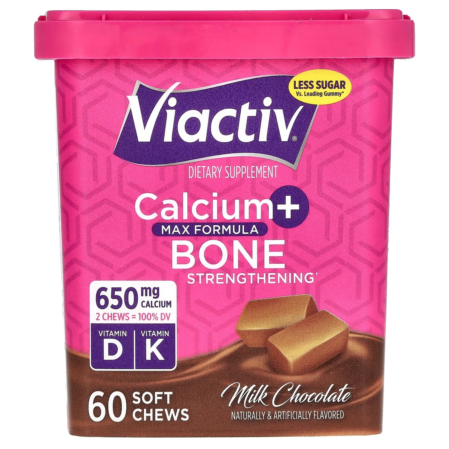 Молочный шоколад Viactiv Calcium + Bone Strengthening Max Formula, 60 мягких жевательных конфет
Молочный шоколад Viactiv Calcium + Bone Strengthening Max Formula, 60 мягких жевательных конфет