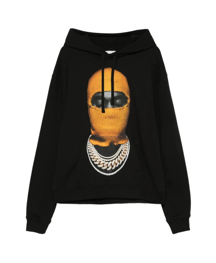 Хлопковая толстовка с принтом балаклавы Ih Nom Uh Nit, черный
Хлопковая толстовка с принтом балаклавы Ih Nom Uh Nit, черный