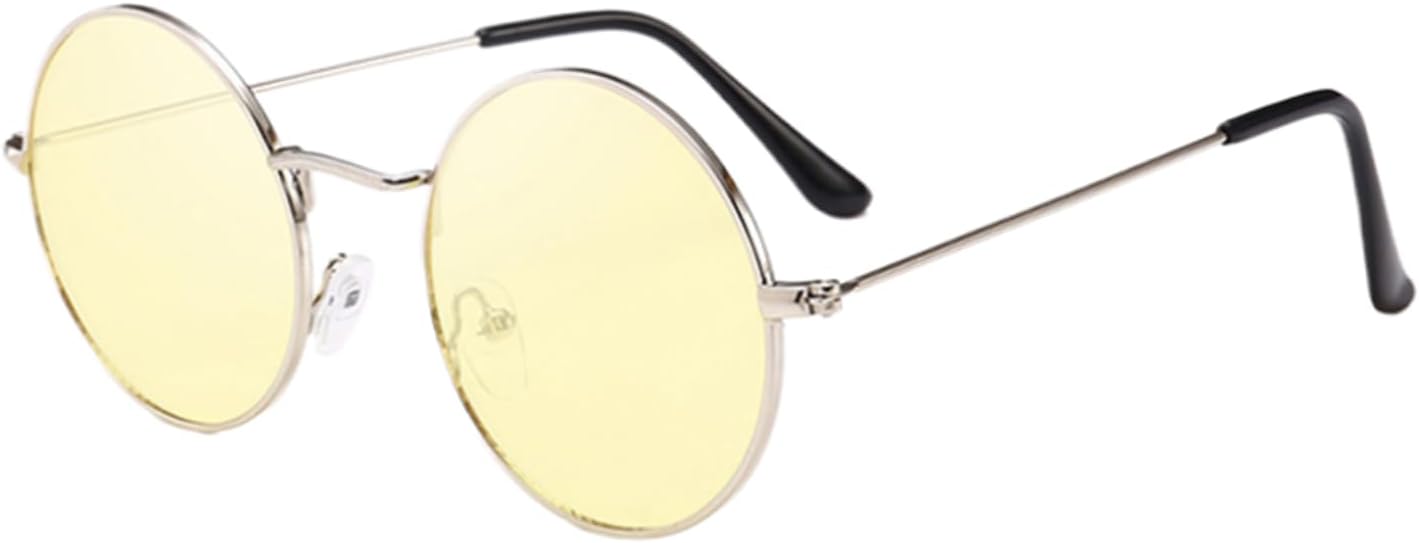 Солнцезащитные очки с защитой UV400 | Маленькие круглые панк-очки с желтыми линзами | для женщин и мужчин, для занятий спортом на открытом воздухе и вождения DSVIGF, C4 Yellow
Солнцезащитные очки с защитой UV400 | Маленькие круглые панк-очки с желтыми линзами | для женщин и мужчин, для занятий спортом на открытом воздухе и вождения DSVIGF, C4 Yellow