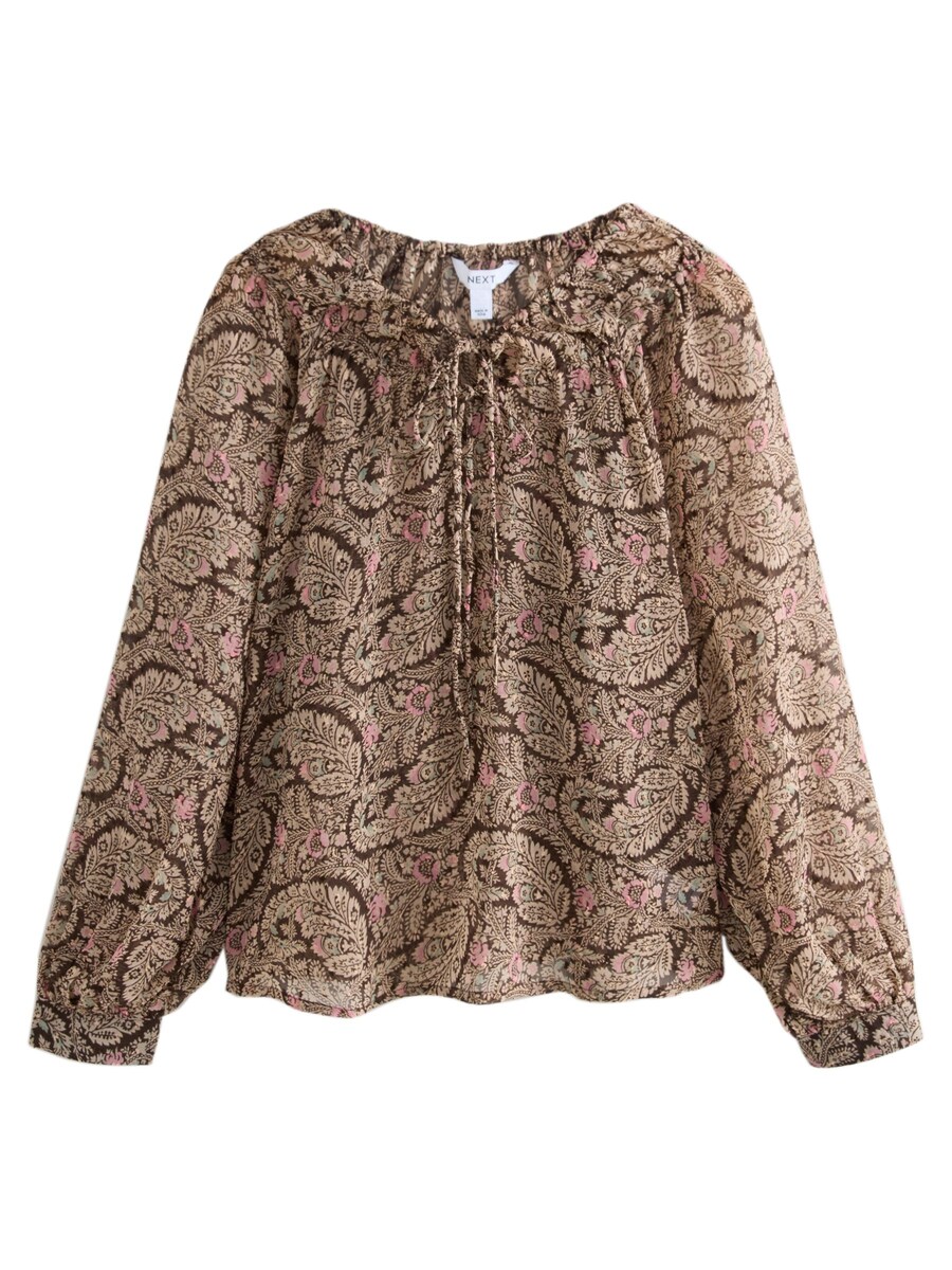 Блуза Next, коричневый
Блуза Next, коричневый