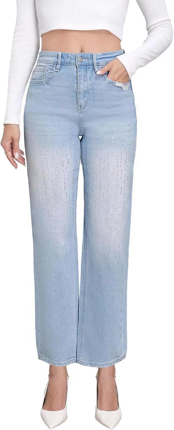 Женские джинсы Mid Rise Light Blue с пайетками и карманами ACTIFORTERRAS
Женские джинсы Mid Rise Light Blue с пайетками и карманами ACTIFORTERRAS