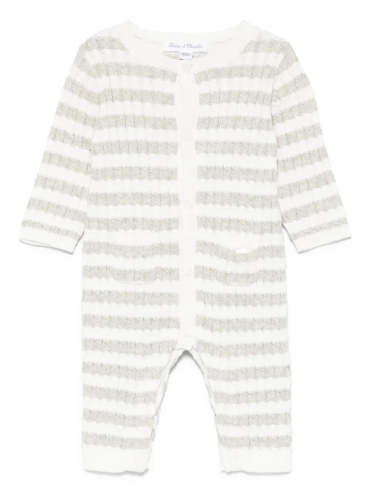 Tartine Et Chocolat ромпер в полоску, белый
Tartine Et Chocolat ромпер в полоску, белый