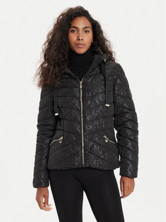 Пуховик стандартного кроя Morgan, черный 
Пуховик стандартного кроя Morgan, черный