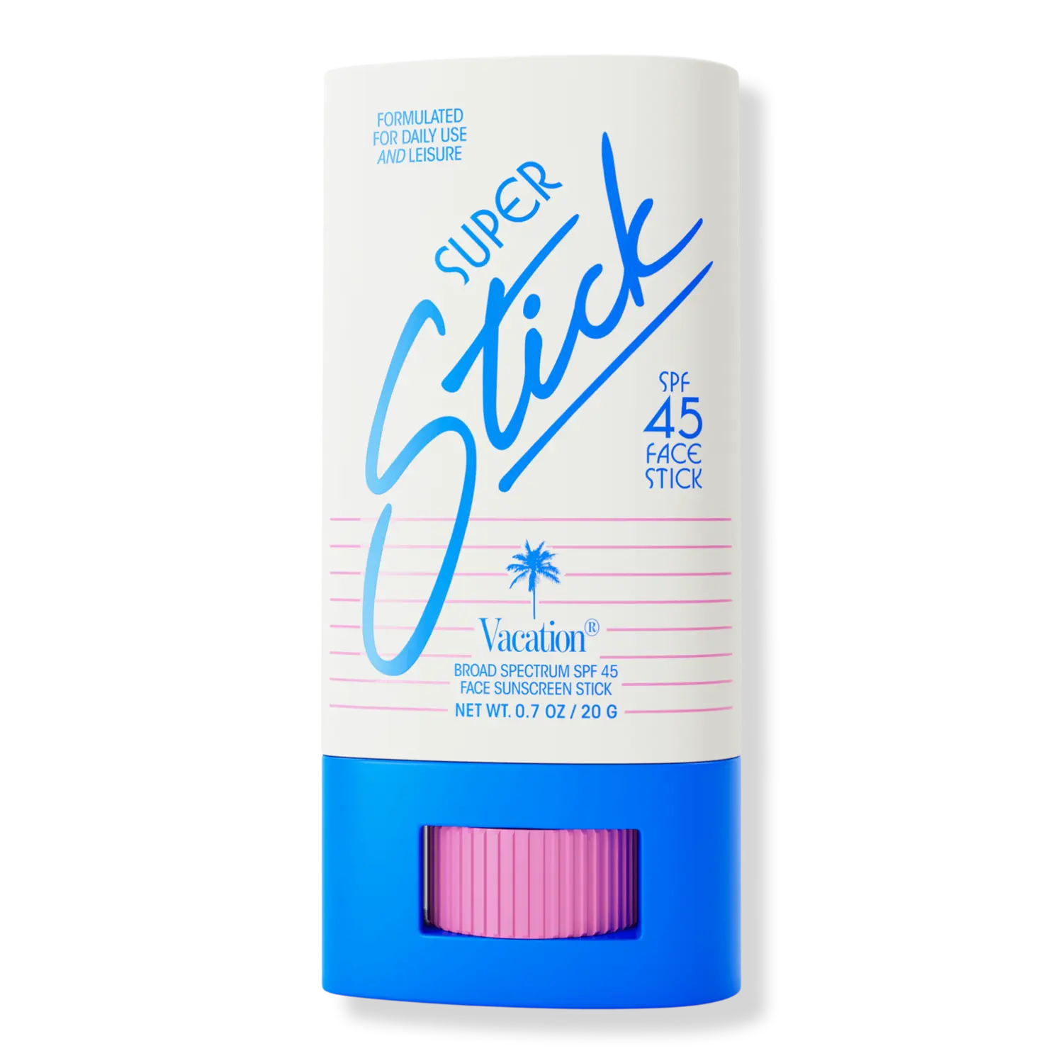 Солнцезащитный стик Super Stick SPF 45 для лица Vacation
Солнцезащитный стик Super Stick SPF 45 для лица Vacation