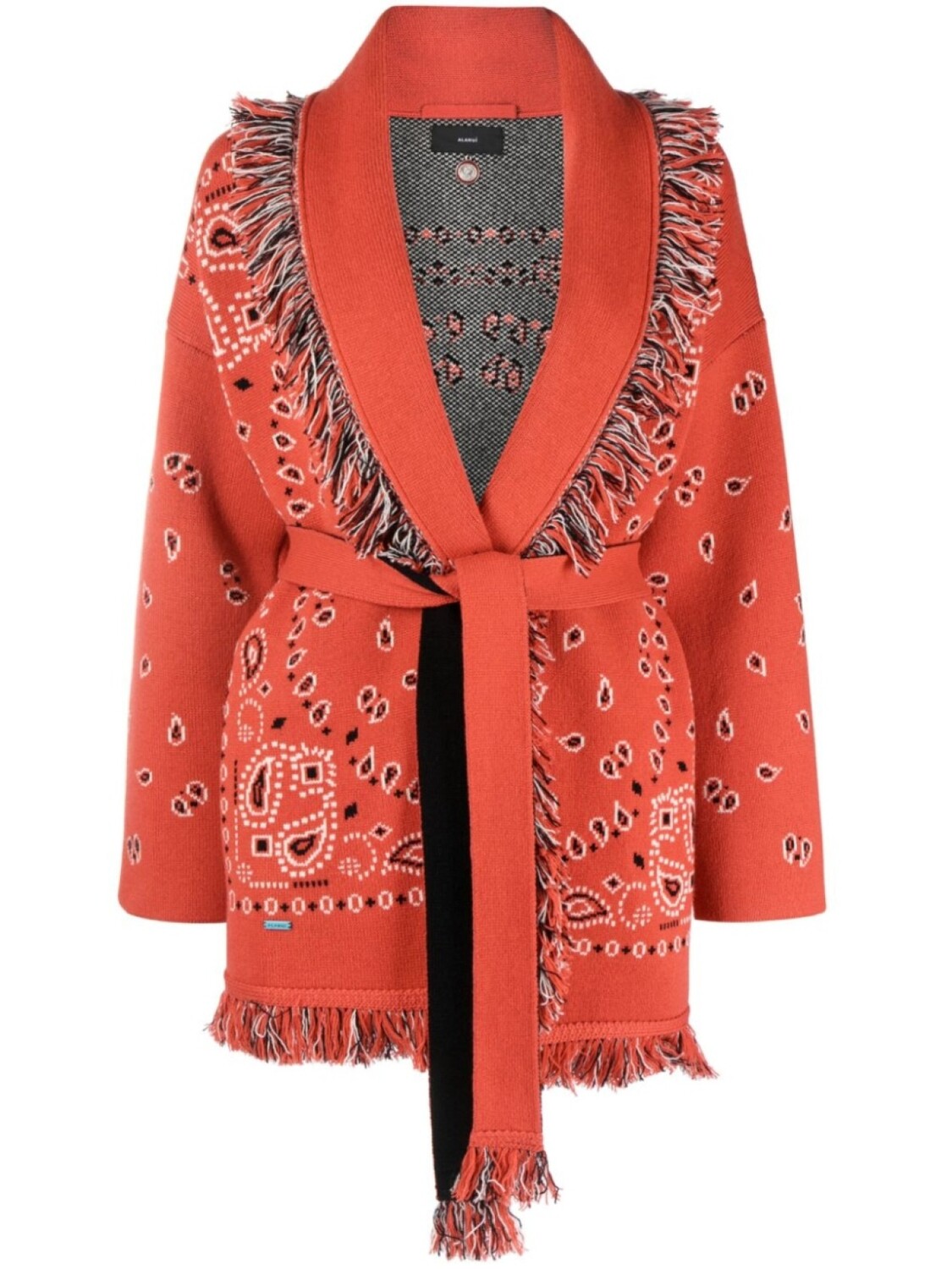 Alanui кашемировый кардиган с жаккардовым узором, красный
Alanui кашемировый кардиган с жаккардовым узором, красный