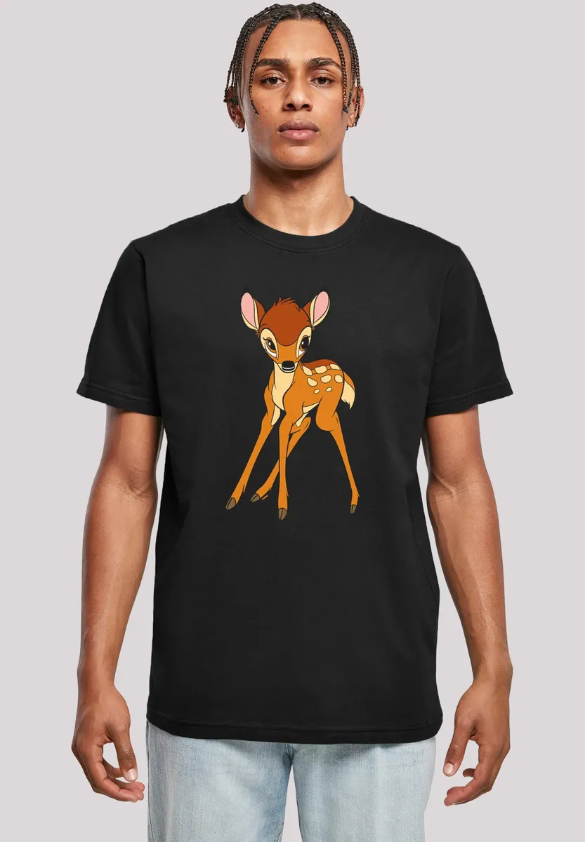 F4NT4STIC Футболка "Disney Bambi Classic", мужская, премиум-мерч, стандартного кроя, базовая, с принтом, черный
F4NT4STIC Футболка "Disney Bambi Classic", мужская, премиум-мерч, стандартного кроя, базовая, с принтом, черный