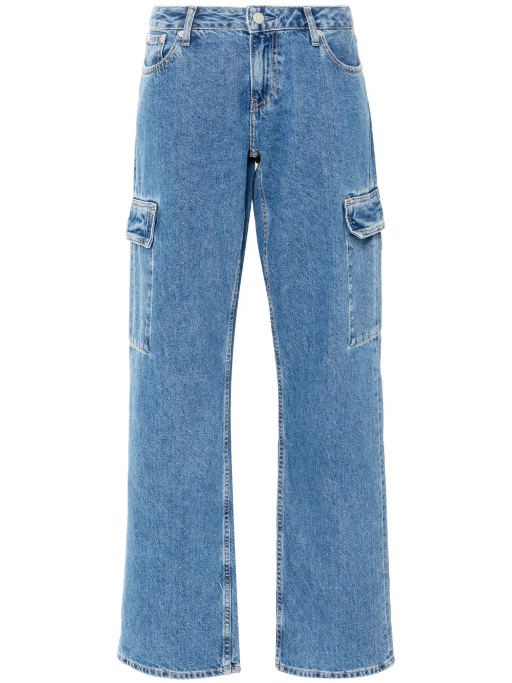 Джинсы карго с заниженной талией Calvin Klein, синий
Джинсы карго с заниженной талией Calvin Klein, синий