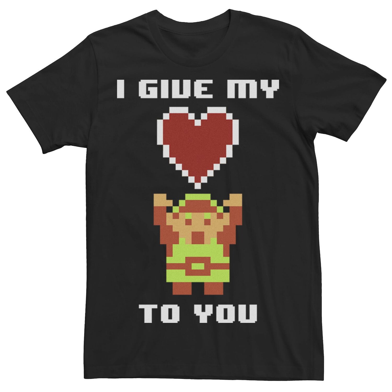 Мужская футболка Nintendo Legend of Zelda 8 Bit Color My Heart To You Licensed Character
Мужская футболка Nintendo Legend of Zelda 8 Bit Color My Heart To You Licensed Character