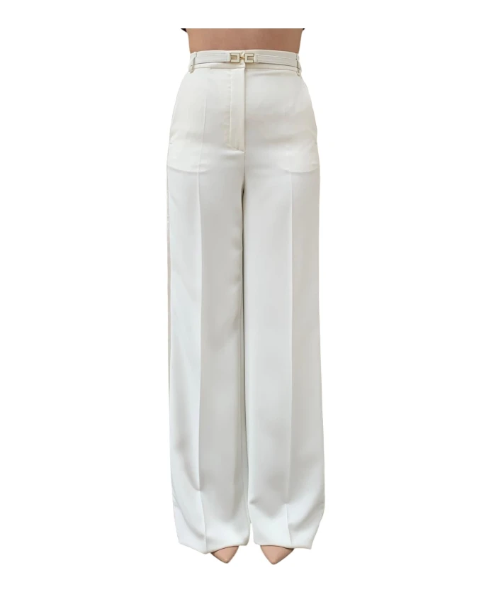Брюки с поясом Elisabetta Franchi, белый
Брюки с поясом Elisabetta Franchi, белый