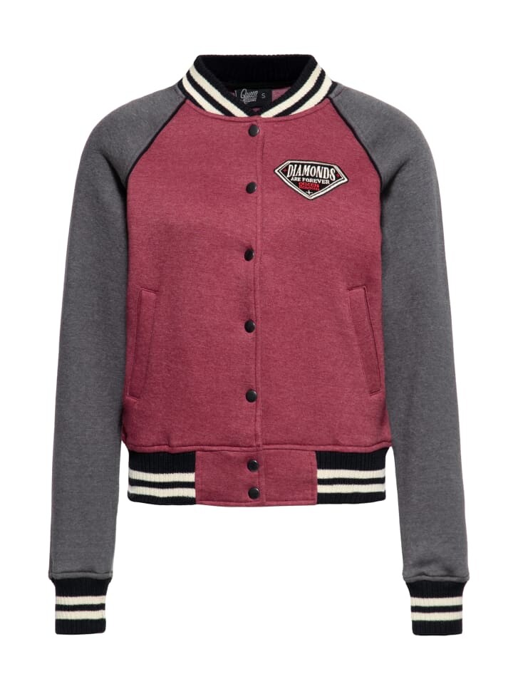 Куртка Queen Kerosin Diamonds, бордо
Куртка Queen Kerosin Diamonds, бордо