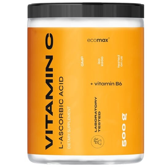 Ecomax, Витамины и минералы, Витамин С, 500 г
Ecomax, Витамины и минералы, Витамин С, 500 г