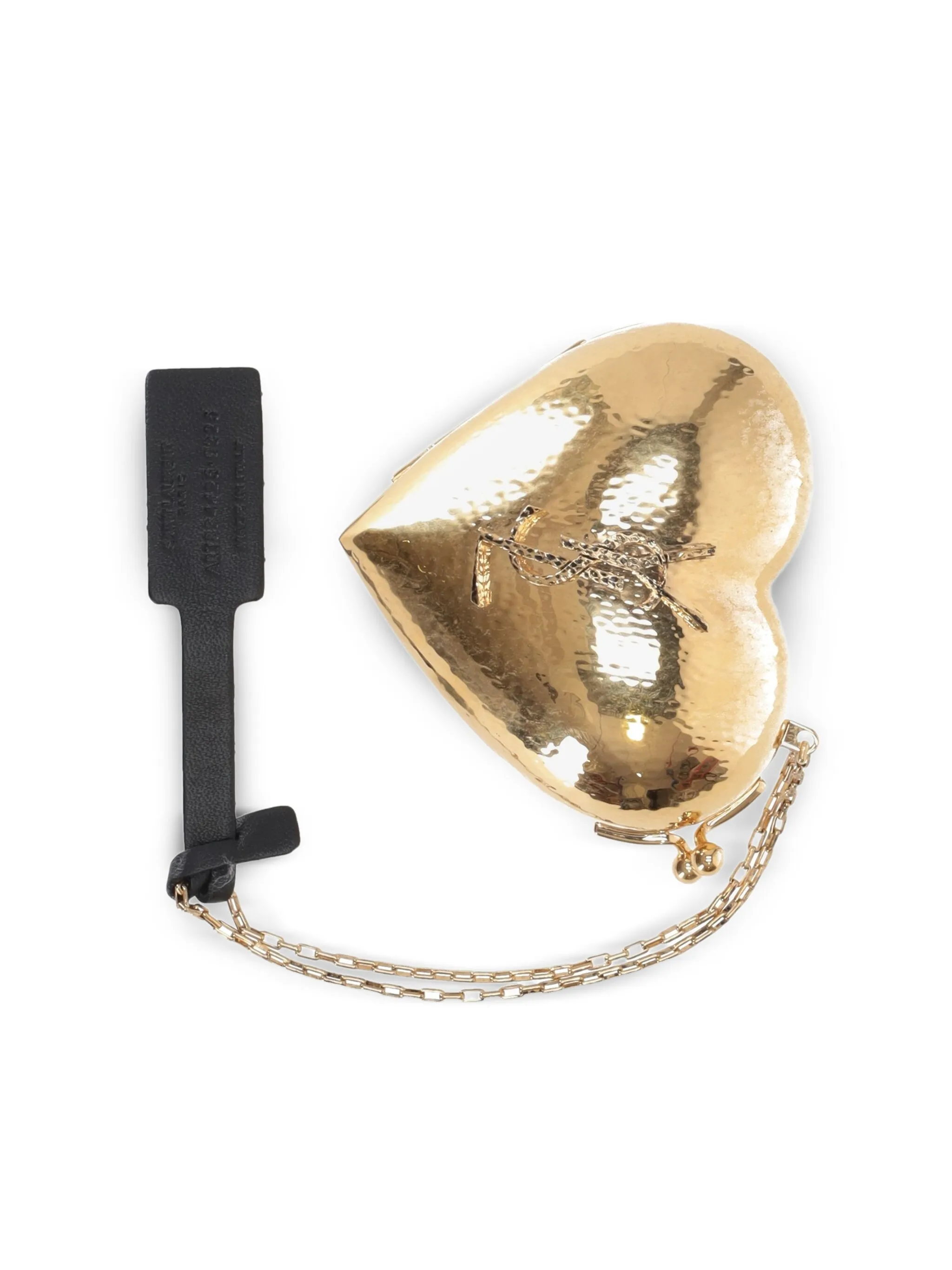 Мини-сумка в форме сердца Saint Laurent, золотистый
Мини-сумка в форме сердца Saint Laurent, золотистый