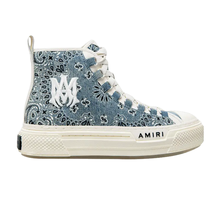 Кроссовки Amiri Court High Bandana - Clay Indigo, синий
Кроссовки Amiri Court High Bandana - Clay Indigo, синий