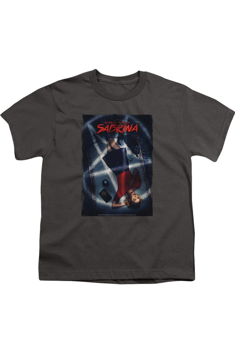 Футболка с коротким рукавом для подростков "Chilling Adventures Of Sabrina" с ключевым артом Gildan, Charcoal
Футболка с коротким рукавом для подростков "Chilling Adventures Of Sabrina" с ключевым артом Gildan, Charcoal