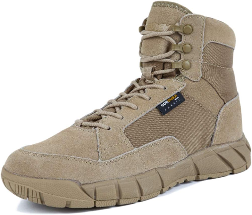 Wygwlg Мужские военные тактические ботинки Водонепроницаемые для активного отдыха, походов, работы, боевые с шнуровкой, дышащие, высокие, пустынные обувь
Wygwlg Мужские военные тактические ботинки Водонепроницаемые для активного отдыха, походов, работы, боевые с шнуровкой, дышащие, высокие, пустынные обувь