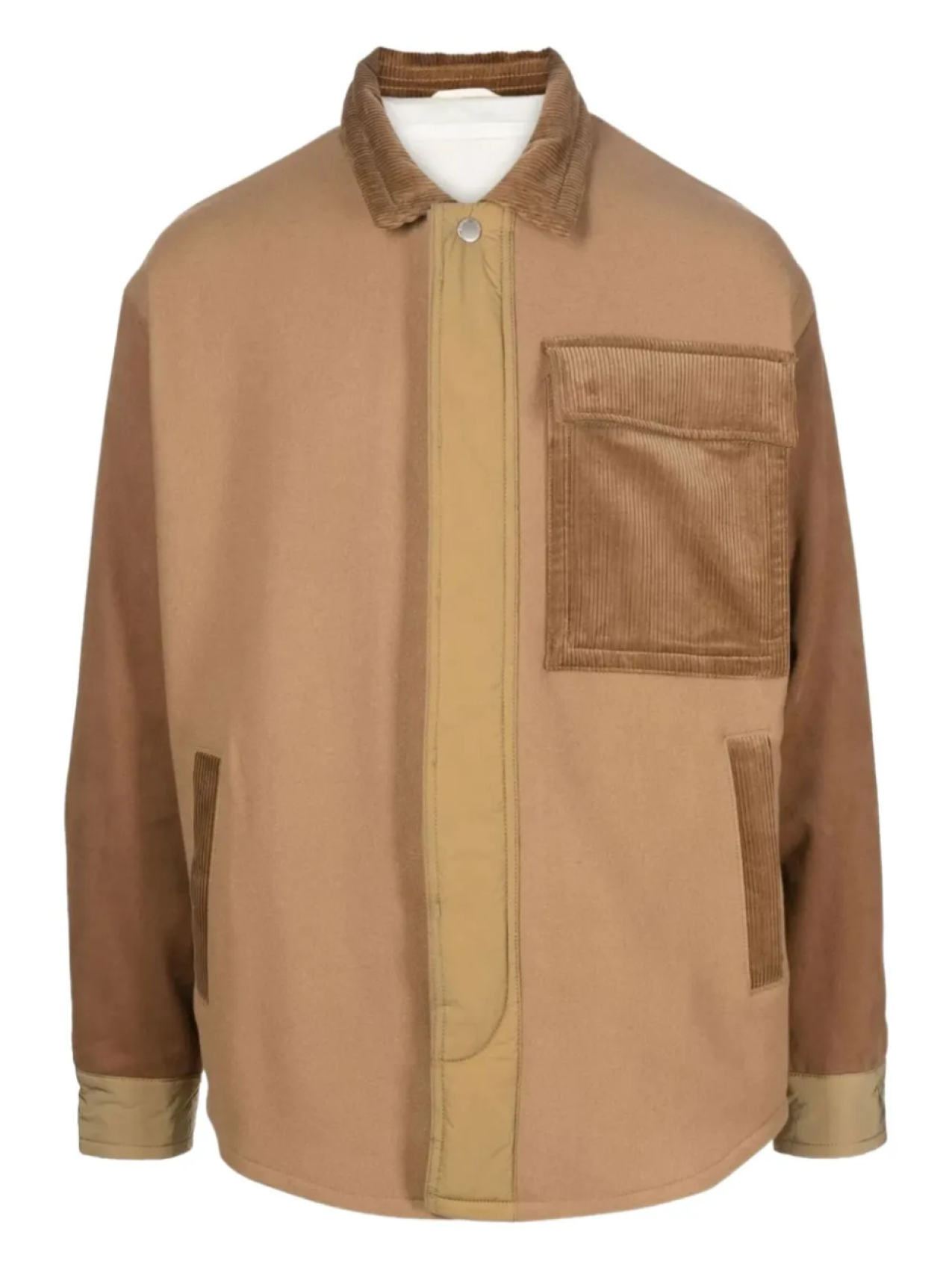 Пиджак Emporio Armani из хлопка с вельветовыми панелями, нейтральный
Пиджак Emporio Armani из хлопка с вельветовыми панелями, нейтральный